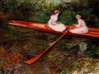 La Barque rose Claude Monet